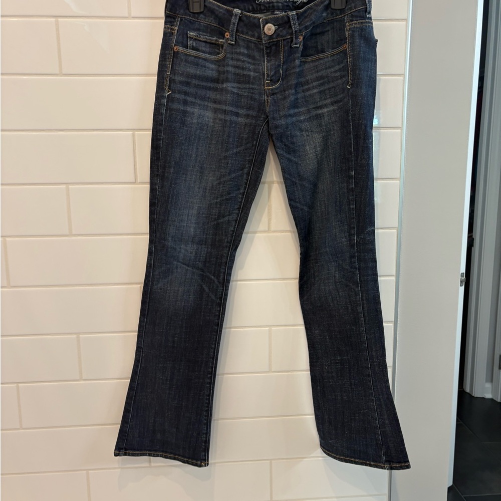 American Eagle Outfitters Dark Blue Flare Jeans